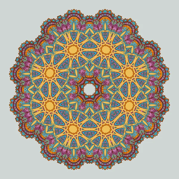 Kreisförmige Muster und Ornamente orientalisch — Stockvektor
