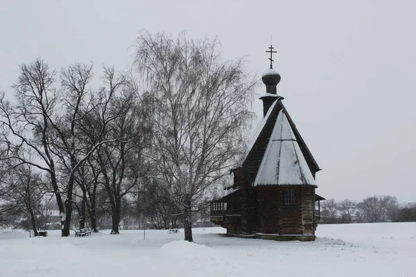 ロシアのスズダルにある木造ニコライ教会 — ストック写真