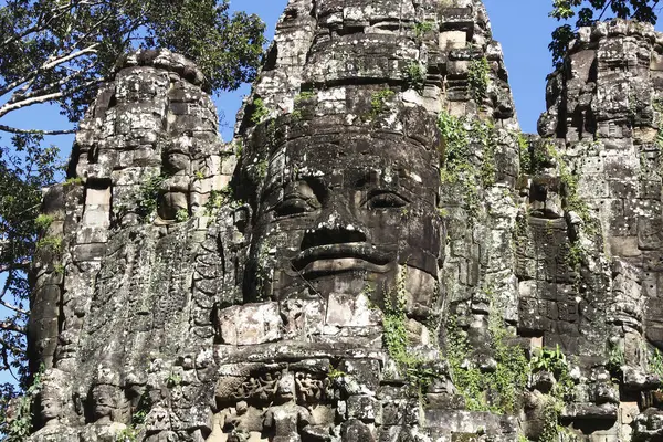 Poarta Angkor Thom Siem Reap Cambodgia — Fotografie, imagine de stoc