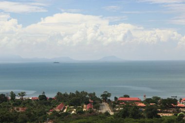 Chhak Kep Koyu 'nun manzarası. Kep, Kamboçya