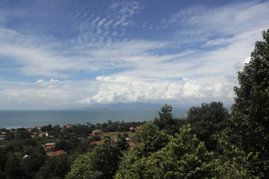  Kamboçya 'nın Kep şehrinin manzarası