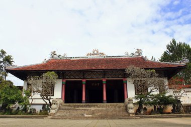 Pagoda Chua Linh Oğlu. Da Lat, Vietnam