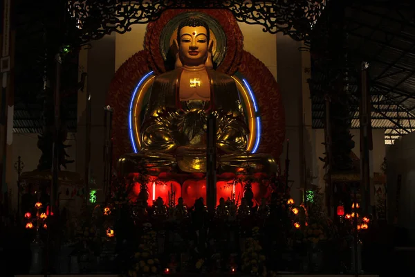 Buddha Nella Pagoda Vien Dalat Vietnam — Foto Stock