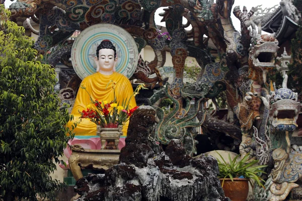 Buda Vien Pagode Dalat Vietname — Fotografia de Stock