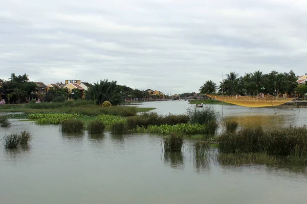 Thu Bon River Innenstadt Von Hoi Vietnam — Stockfoto