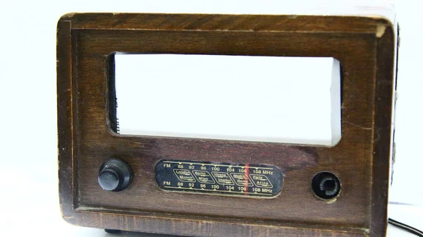 Vintage Old Radio Marrón — Foto de Stock