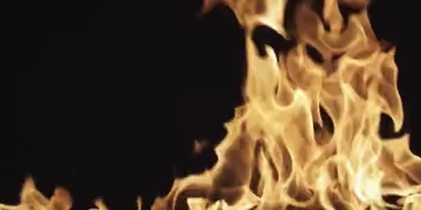 Cinematic Realistic Fire Flame — Stockvideo