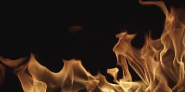 Llama Fuego Realista Cinematográfica — Vídeos de Stock