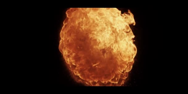 Κινηματογραφική Ρεαλιστική Φλόγα Φωτιάς — Αρχείο Βίντεο