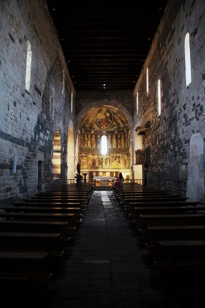 Italien Sardinien Innenraum Der Kirche Von Saccargia — Stockfoto