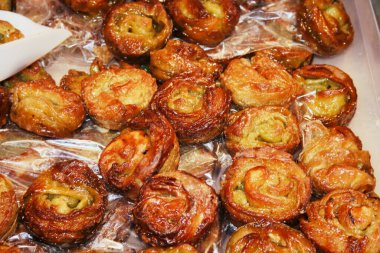 Tipik Brittany, Fransa tatlısı. Kapat.