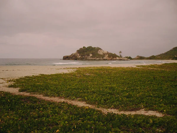 Tayrona Doğal Parkı Plajı Kolombiya — Stok fotoğraf