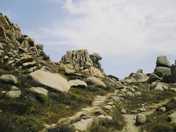 Vista Rocas Piedras Cerdeña — Foto de Stock