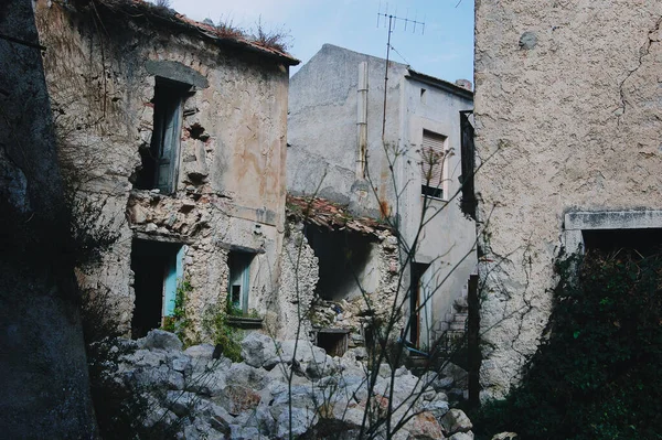 Glimpse Destroyed Village Southern Italy — Stock Photo, Image