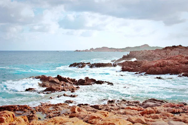 View Rocks Blue Sea North Sardinia — Photo
