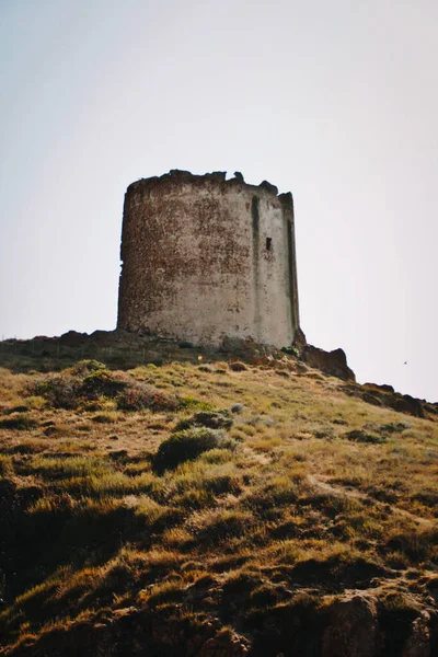 View Aragonese Tower North Sardinia — Stockfoto