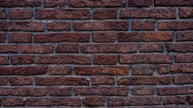 Tarihi yapının eski tuğla dokusu. kırmızı ve kahverengi