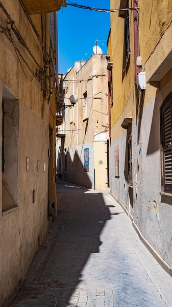 Vista Para Cidade Velha Mazara Del Vallo Sicília Itália Becos — Fotografia de Stock