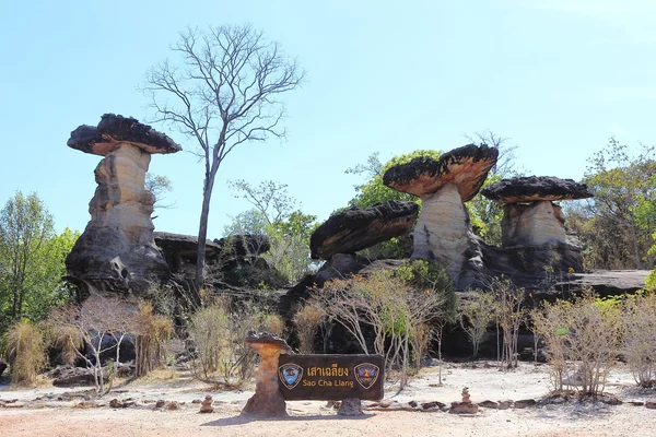 Kaya pillars(sao cha liang), Ubonratchath ani, Tayland