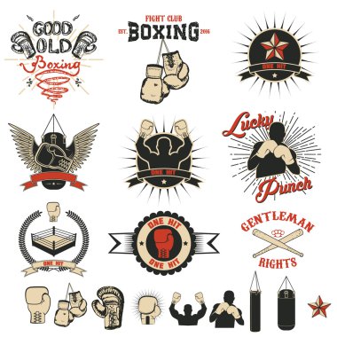 Boxing Club Logo Free Vector Eps Cdr Ai Svg Vector Illustration Graphic Art