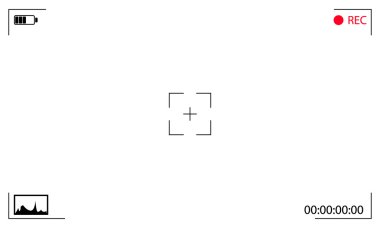 Vizör dijital video kamera.