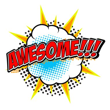 Harika! Vektör tasarım elemanı