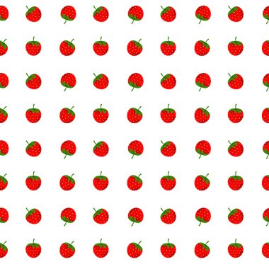 Çilek seamless modeli. Vektör tasarım öğesi.