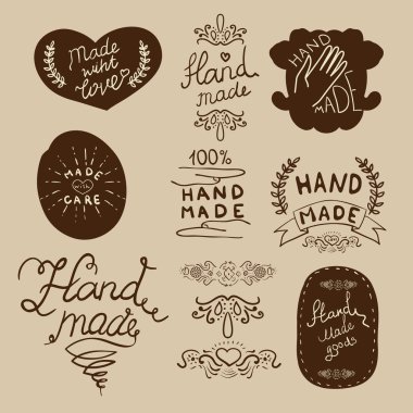 El yapımı etiketleri