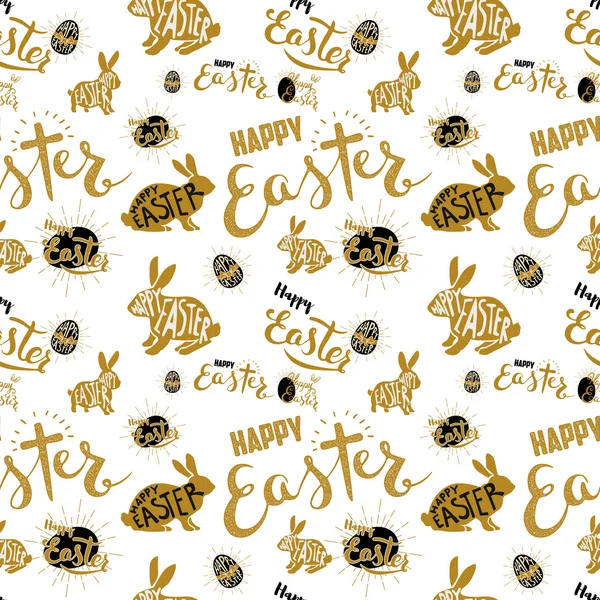 Easter seamless pattern — Stock Vector