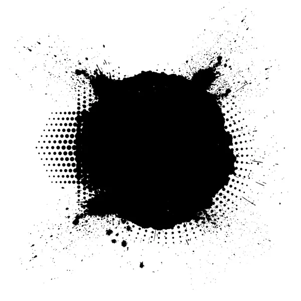 Fond vectoriel abstrait grunge à partir de taches et de pai — Image vectorielle