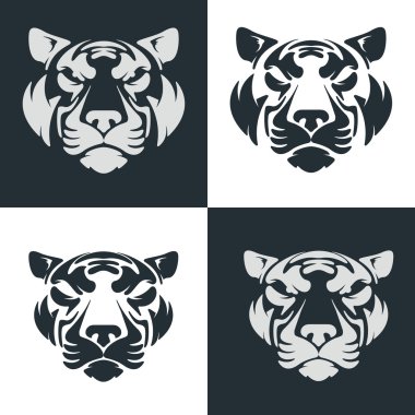 Kaplan baş amblemi. 