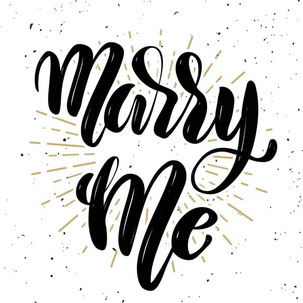 Marry Hand Drawn Motivation Lettering Quote Design Element Poster Banner — Φωτογραφία Αρχείου