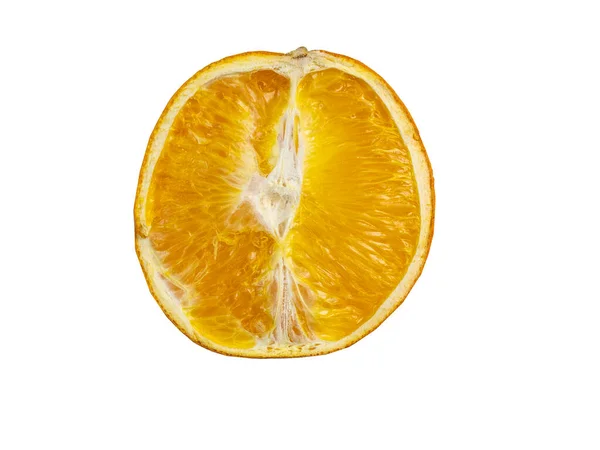 Pomarańcza Owoce Wyizolowane Białym Tle — Zdjęcie stockowe