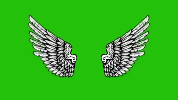 Animation Flying Wings Green Background Angel Wings Animation — Stock Video © art-l@ #449248256 Animation Flying Wings Green Background Angel Wings Animation — Stock Video © art-l@ #449248256