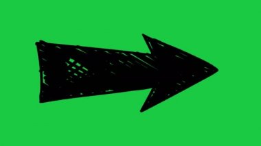 Çerçeve kare çizilmiş ok canlandırması