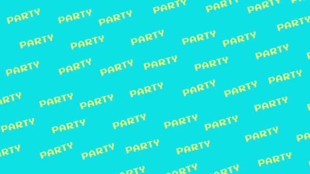 Κινούμενο Φόντο Λέξη Κόμμα — Αρχείο Βίντεο