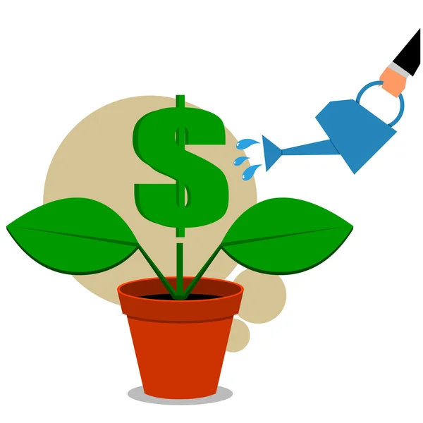 Money Tree — Stock Vector