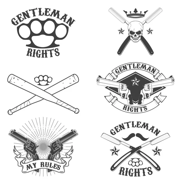 Gentleman Rights — Stockvektor