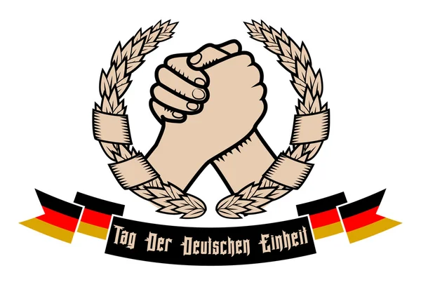 Tag der Deutschen Einheit — Stockvektor