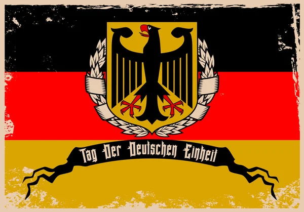 German unity Day — Stock Vector