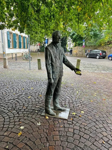 Şehir caddesindeki anıt, Osnabruck, Almanya 07.10.2025