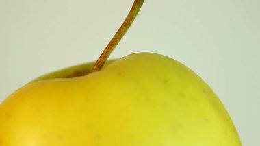 Dönen bir stantta elma