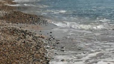 Deniz dalgaları. Yukarıdan görüntüle