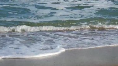 Deniz dalgaları. Yukarıdan görüntüle