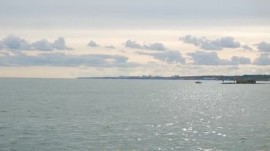 boş deniz plaj Güz