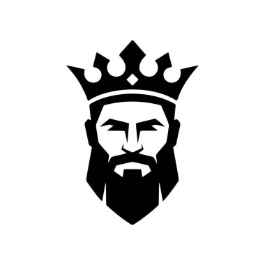 Kraliyet tacı takan güçlü, sakallı bir kralın profili monarşiyi, otoriteyi, gücü ve yüksek statüyü sembolize ediyor..