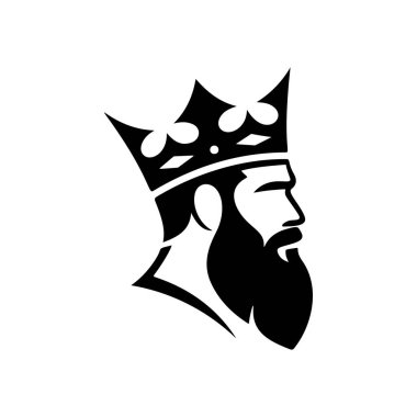 Kraliyet tacı takan güçlü, sakallı bir kralın profili monarşiyi, otoriteyi, gücü ve yüksek statüyü sembolize ediyor..