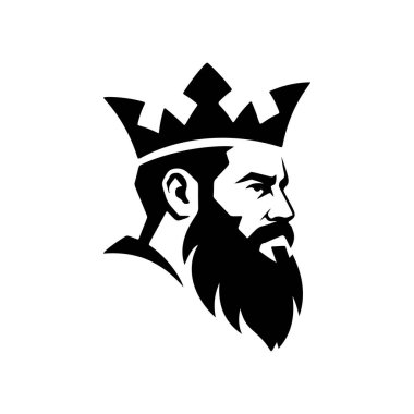 Kraliyet tacı takan güçlü, sakallı bir kralın profili monarşiyi, otoriteyi, gücü ve yüksek statüyü sembolize ediyor..
