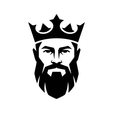 Kraliyet tacı takan güçlü, sakallı bir kralın profili monarşiyi, otoriteyi, gücü ve yüksek statüyü sembolize ediyor..