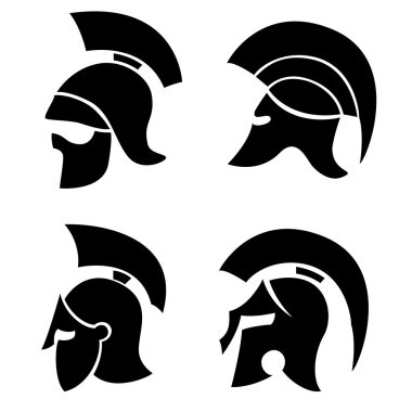 helmets in vector clipart